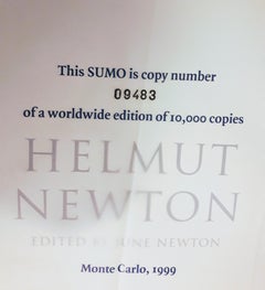 Sumo Book Helmut Newton on Philippe Starck Chrome Stand Taschenen Montecarlo