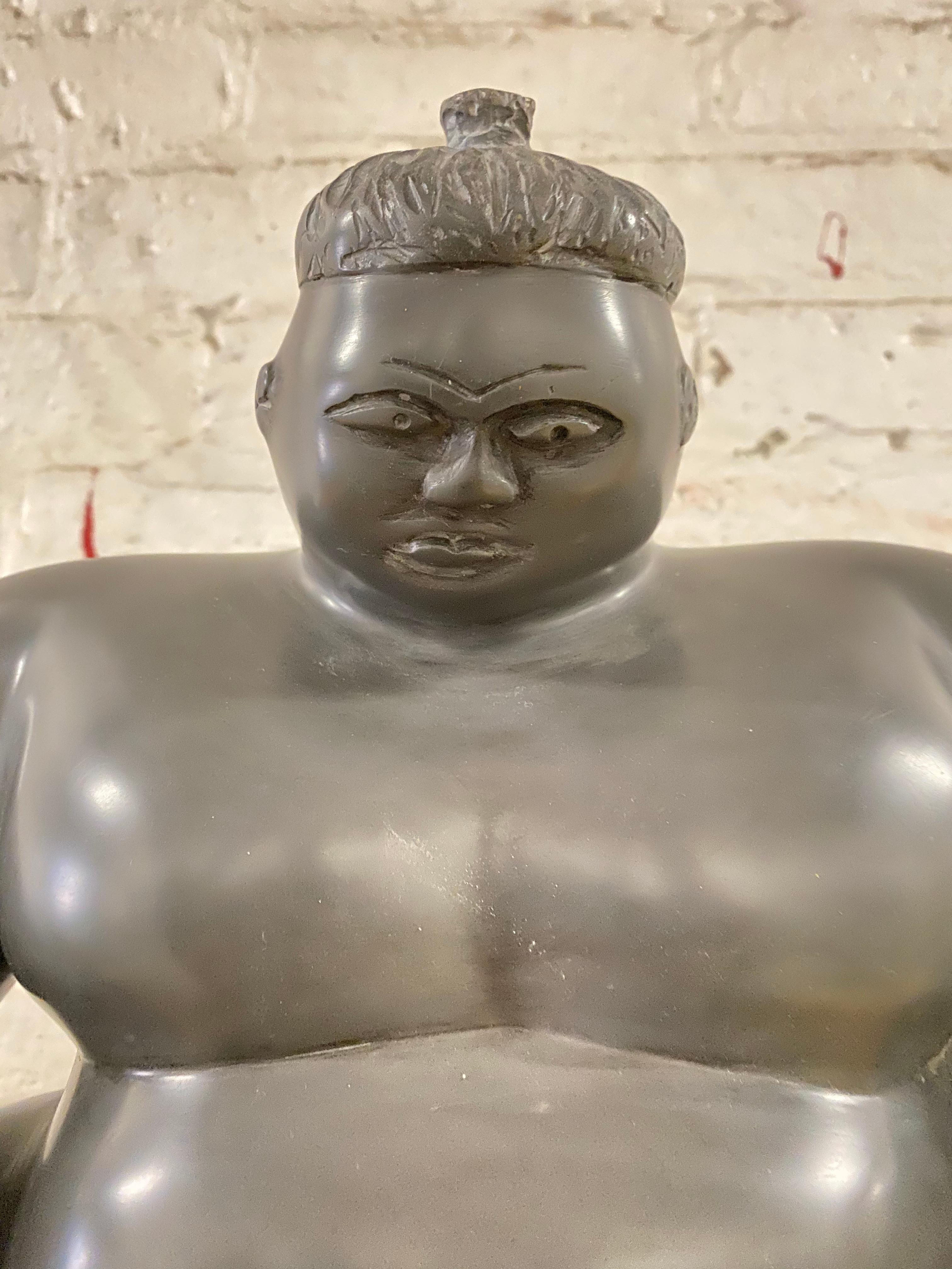 Sumo Wrestler Sculpture 1