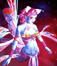 Flying Angel : Binary Serenity or Soaring Through Digital Dreams