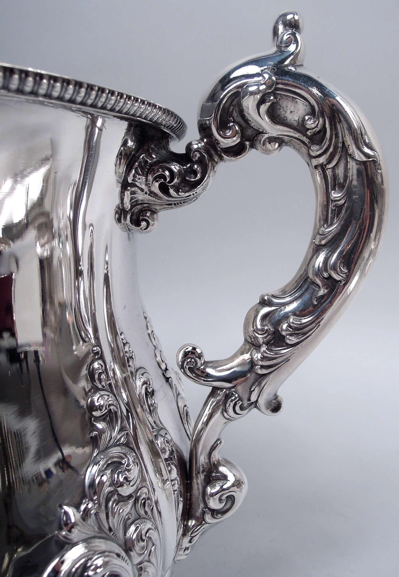 Prächtiger amerikanischer viktorianischer klassischer Weinkühler Liebender Becher (Viktorianisch) im Angebot