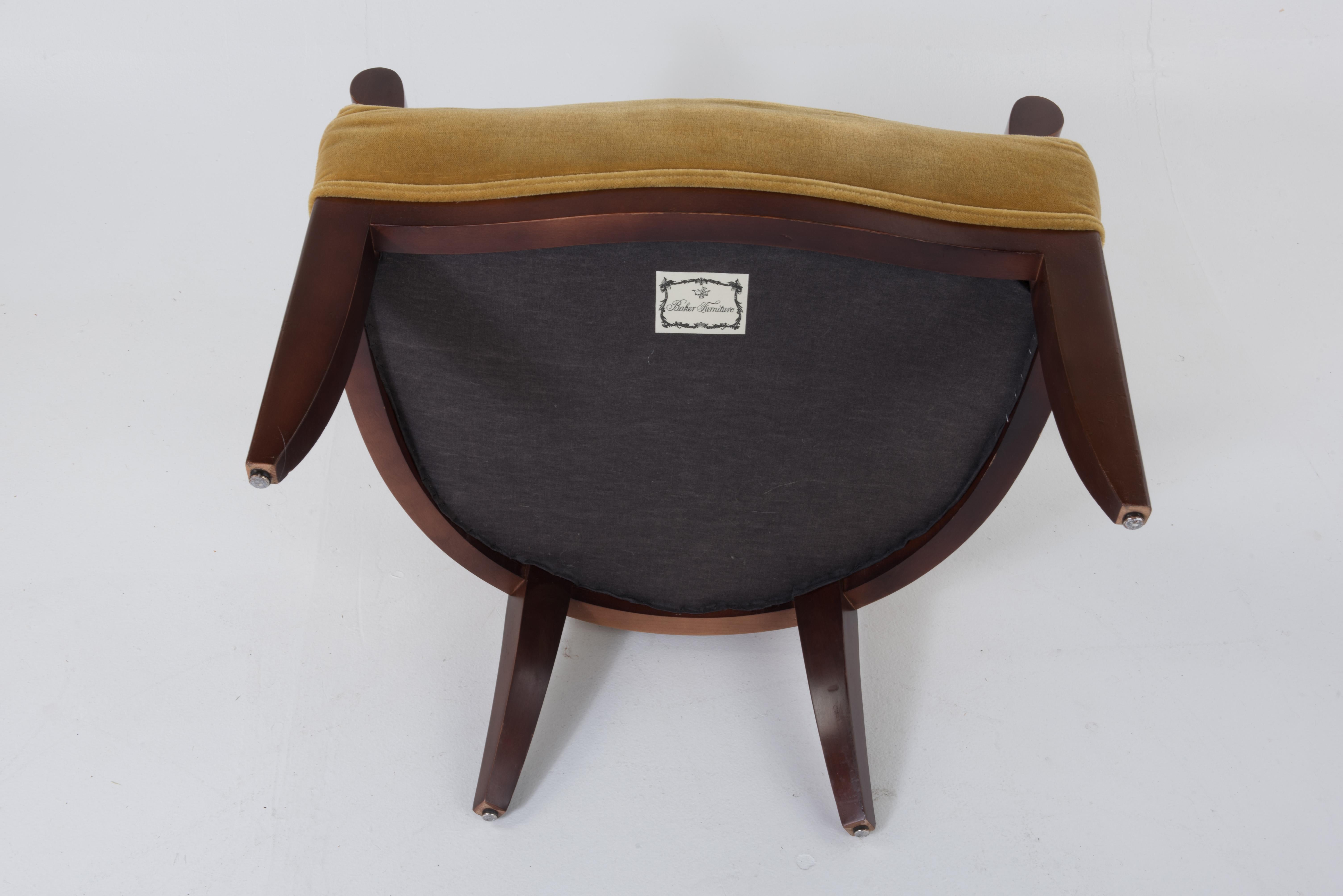 Sumptuous Barbara Barry Regency Style Mahogany Arm Chair 8