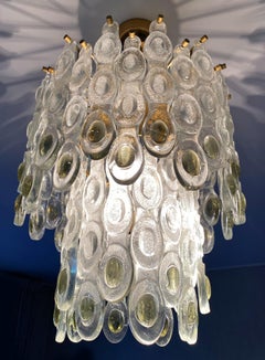 Sontuoso lampadario in vetro italiano, Murano, 1970