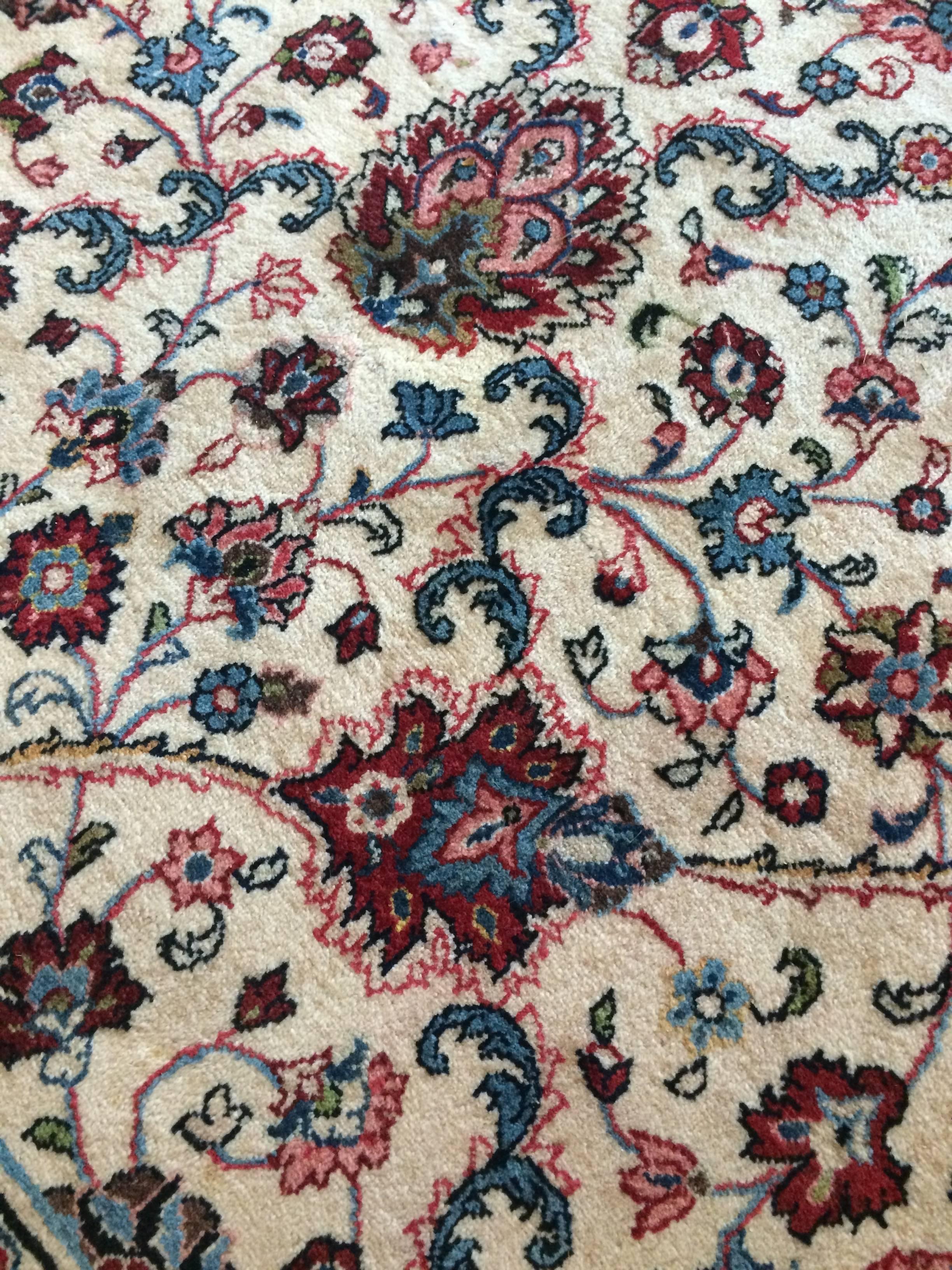 Sumptuous Large Isfahan Pakistani Rug in Jewel Tones 1