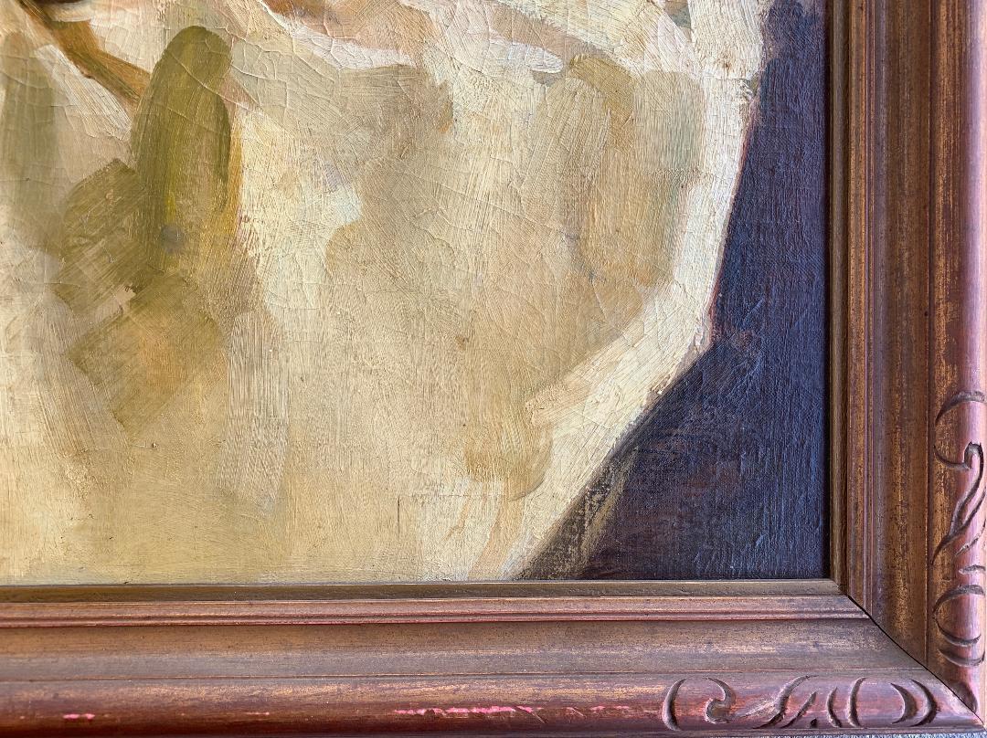 Peint à la main Somptueuse grande peinture originale de nature morte de William Foster représentant une table de banquet en vente