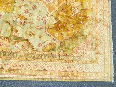 Sumptuous Large Oushak Area Rug by Ralph Lauren