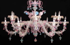 Sumptuous Murano Glass Chandelier, 1990s