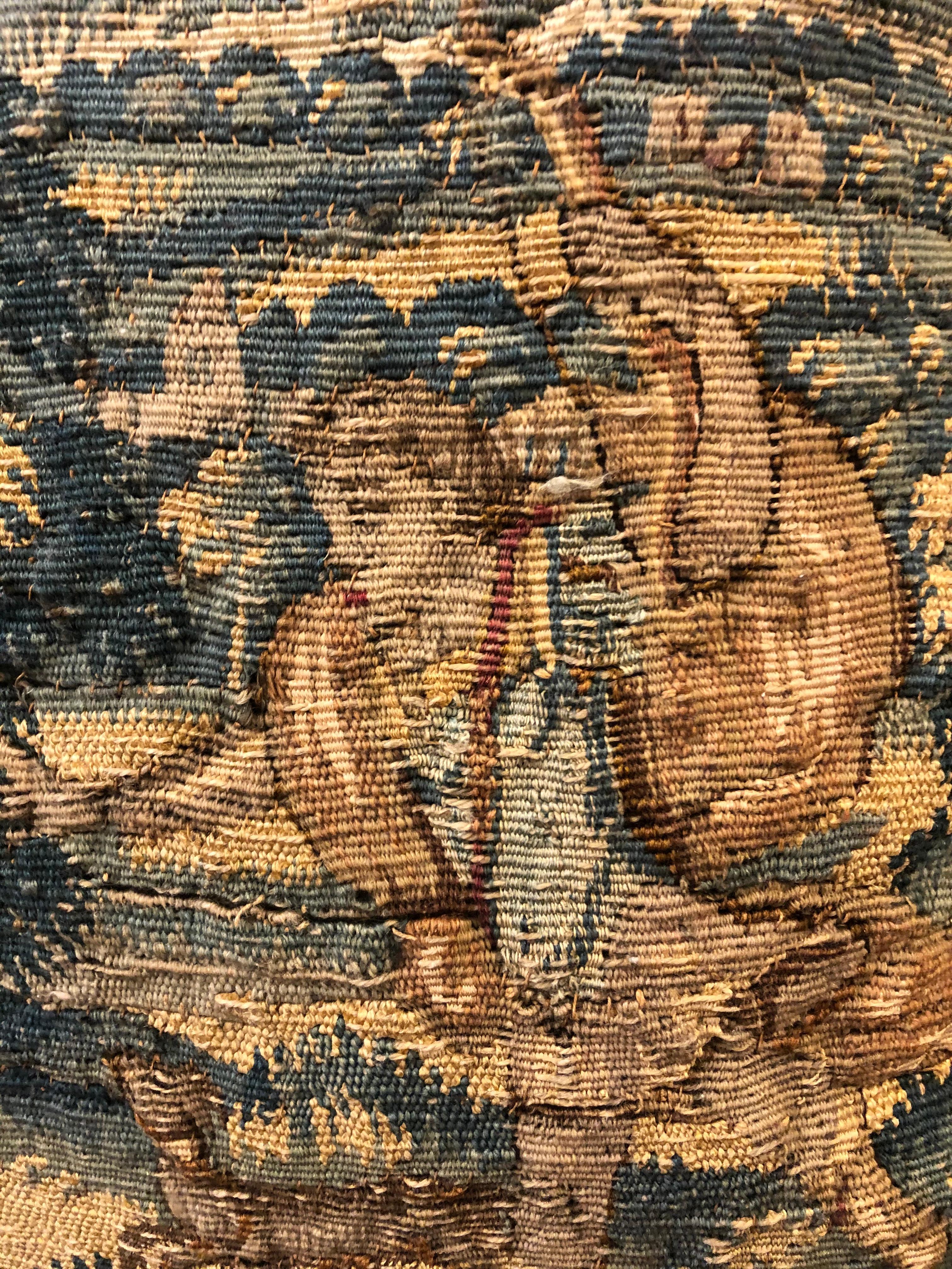 Sumptuous Pair of Late 18th Century Belgian Tapestry Pillows 14