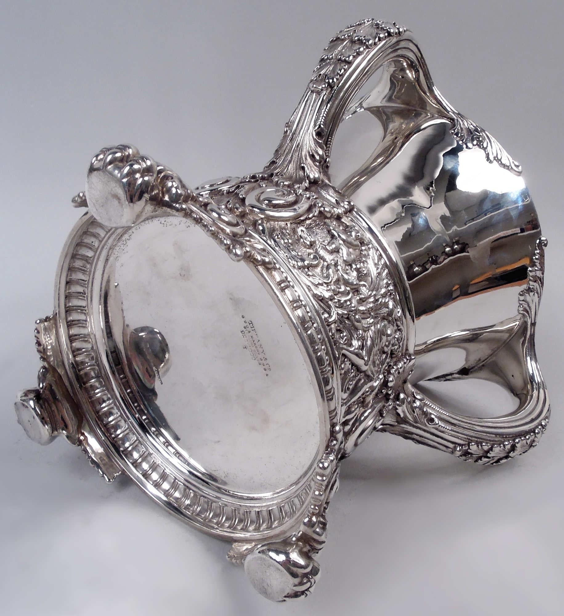 Sumptuous Tiffany Wine Cooler in Beaux-Arts Olympian Pattern For Sale 2