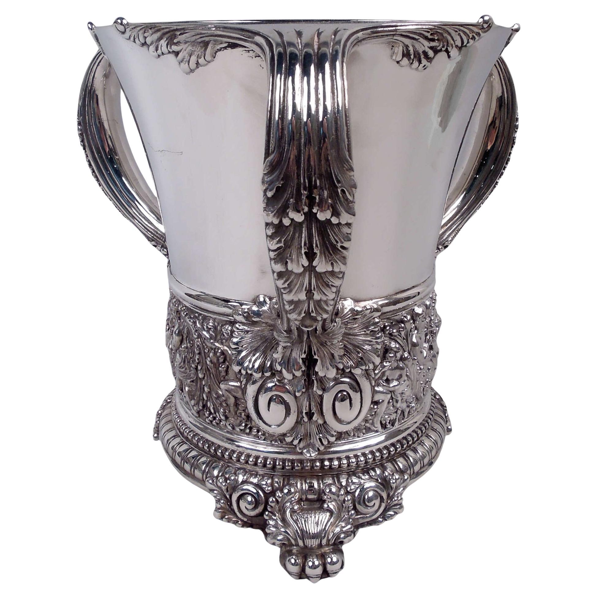 Sumptuous Tiffany Wine Cooler in Beaux-Arts Olympian Pattern For Sale