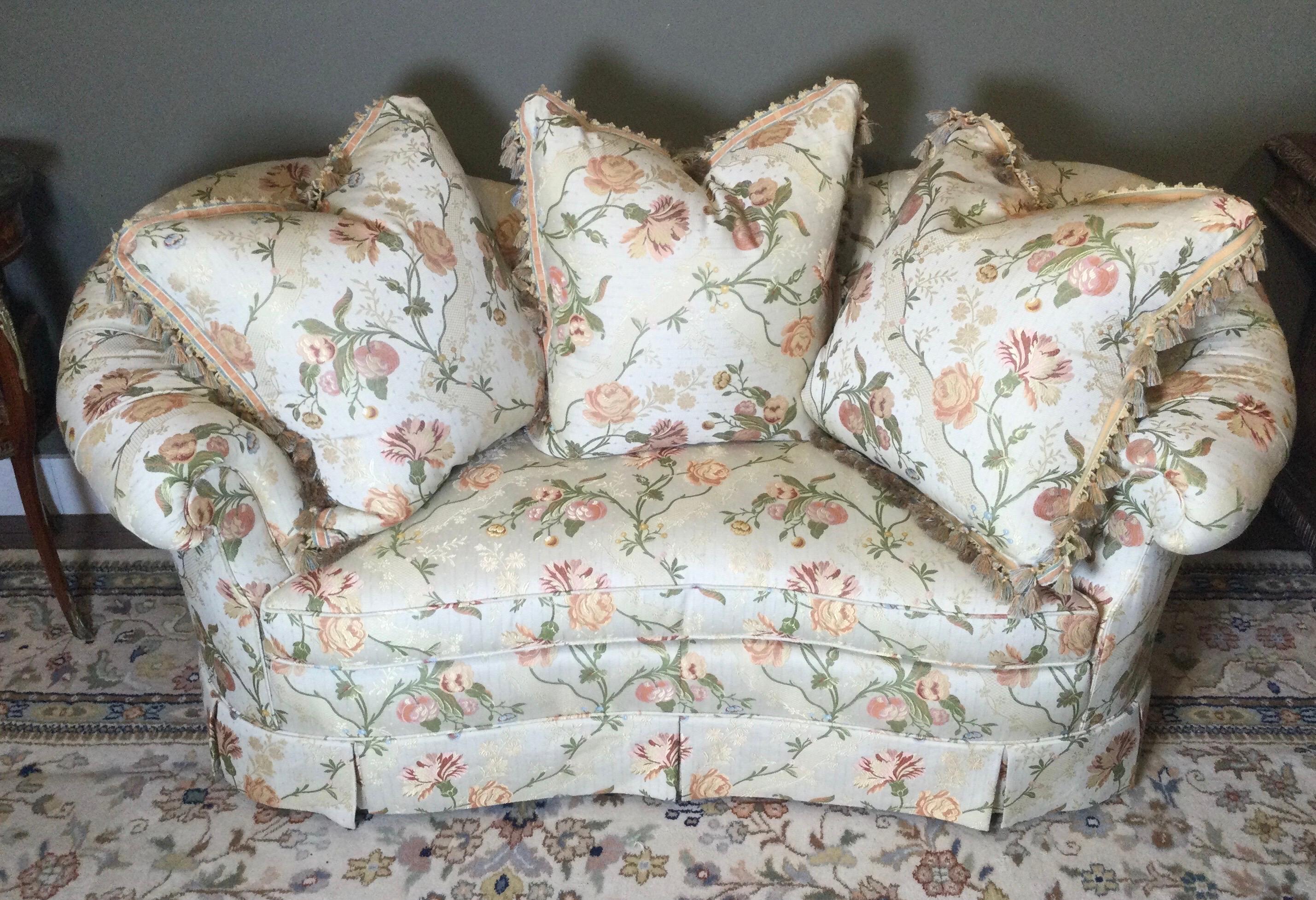 North American Sumptuous Vintage Baker Down Filled Sofa