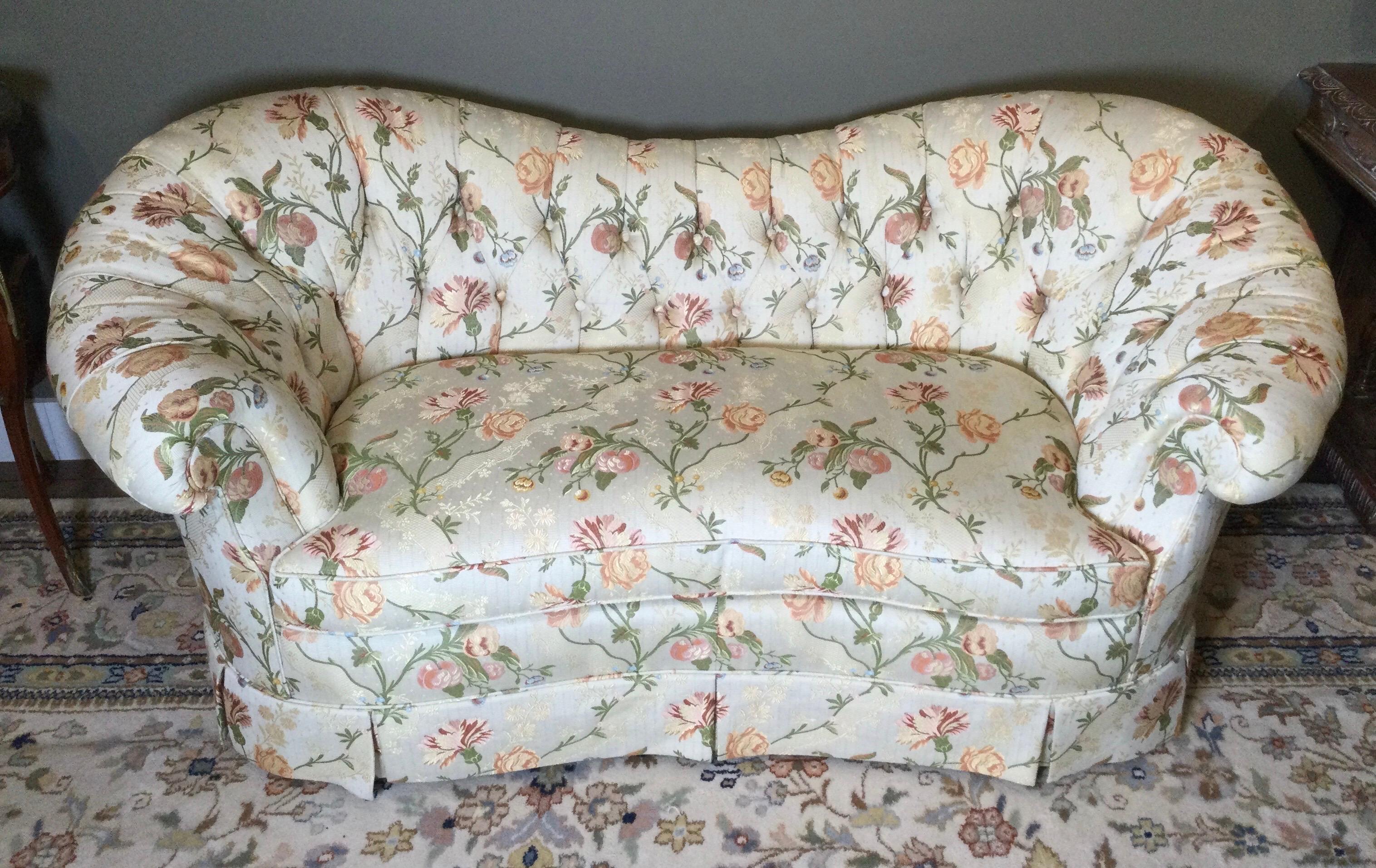 Sumptuous Vintage Baker Down Filled Sofa In Excellent Condition In Lambertville, NJ