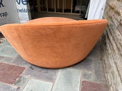 Sommptueuse chaise longue circulaire « Satellite » vintage de Milo Baughman, style milieu du siècle
