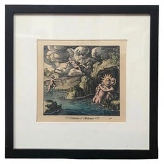 "Sun and Moon" Lithograph#1 by Vincenzo Marano, Edition of Alchemie