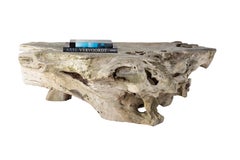 Sun Bleached Teak Coffee Table