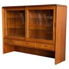 Sun Cabinet Teak Featuring Built In Lighting Mid-Century Modern 1980s