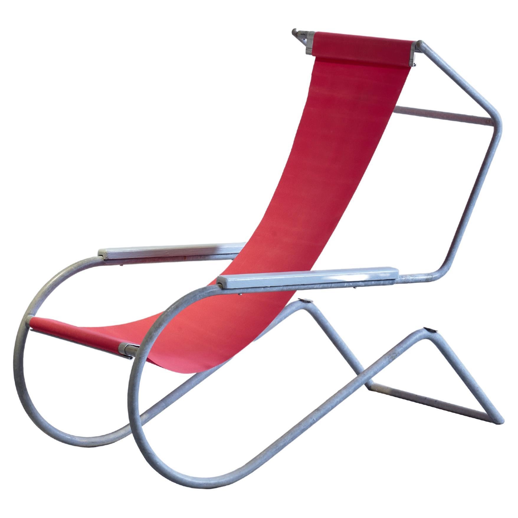 Sun chair "Lido" by Battista and Gino Giudici / Authentic For Sale