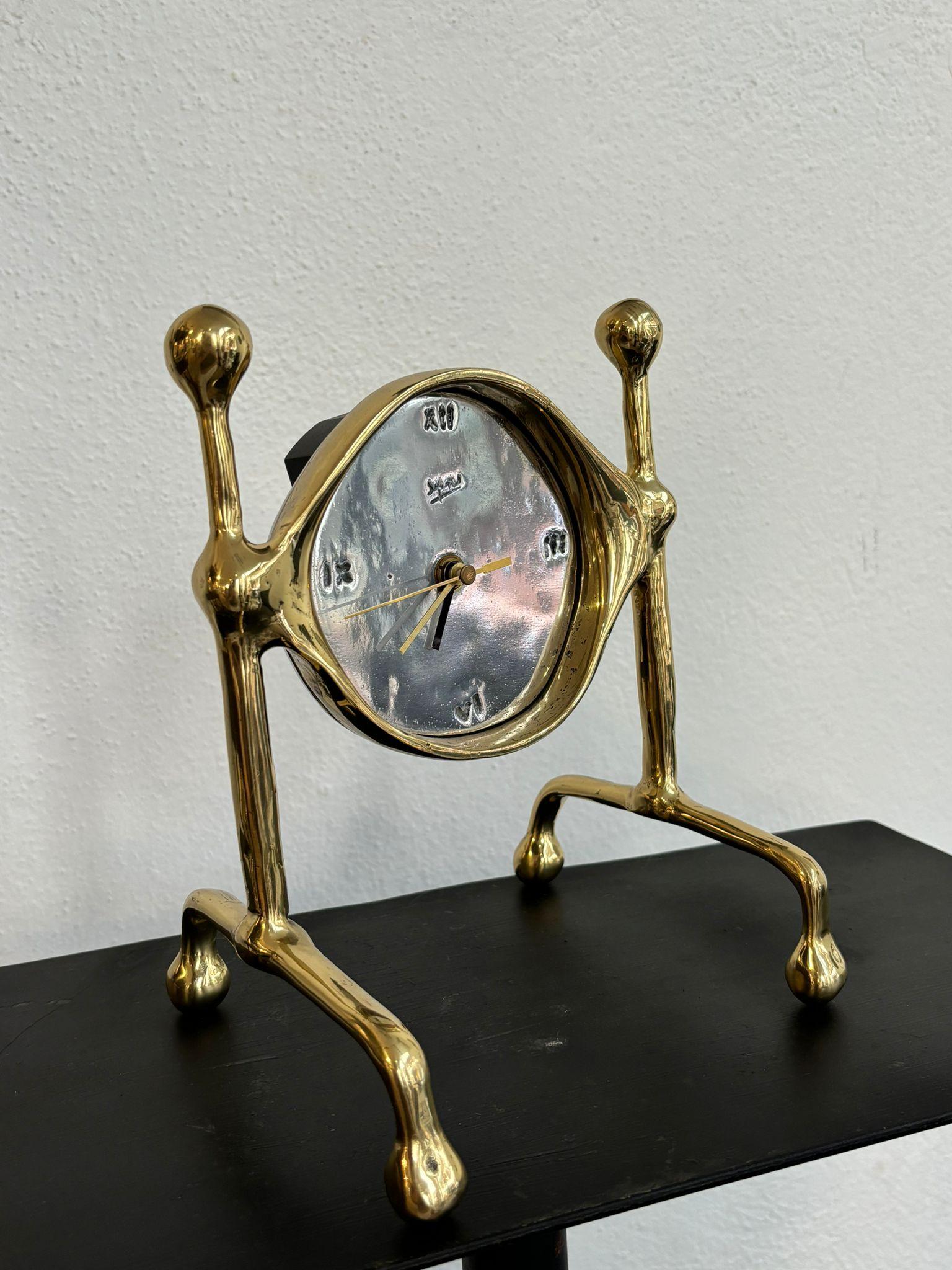 Orologio da sole D003 realizzato a mano in fusione di ottone e alluminio In condizioni Nuovo in vendita a Benahavis, AN