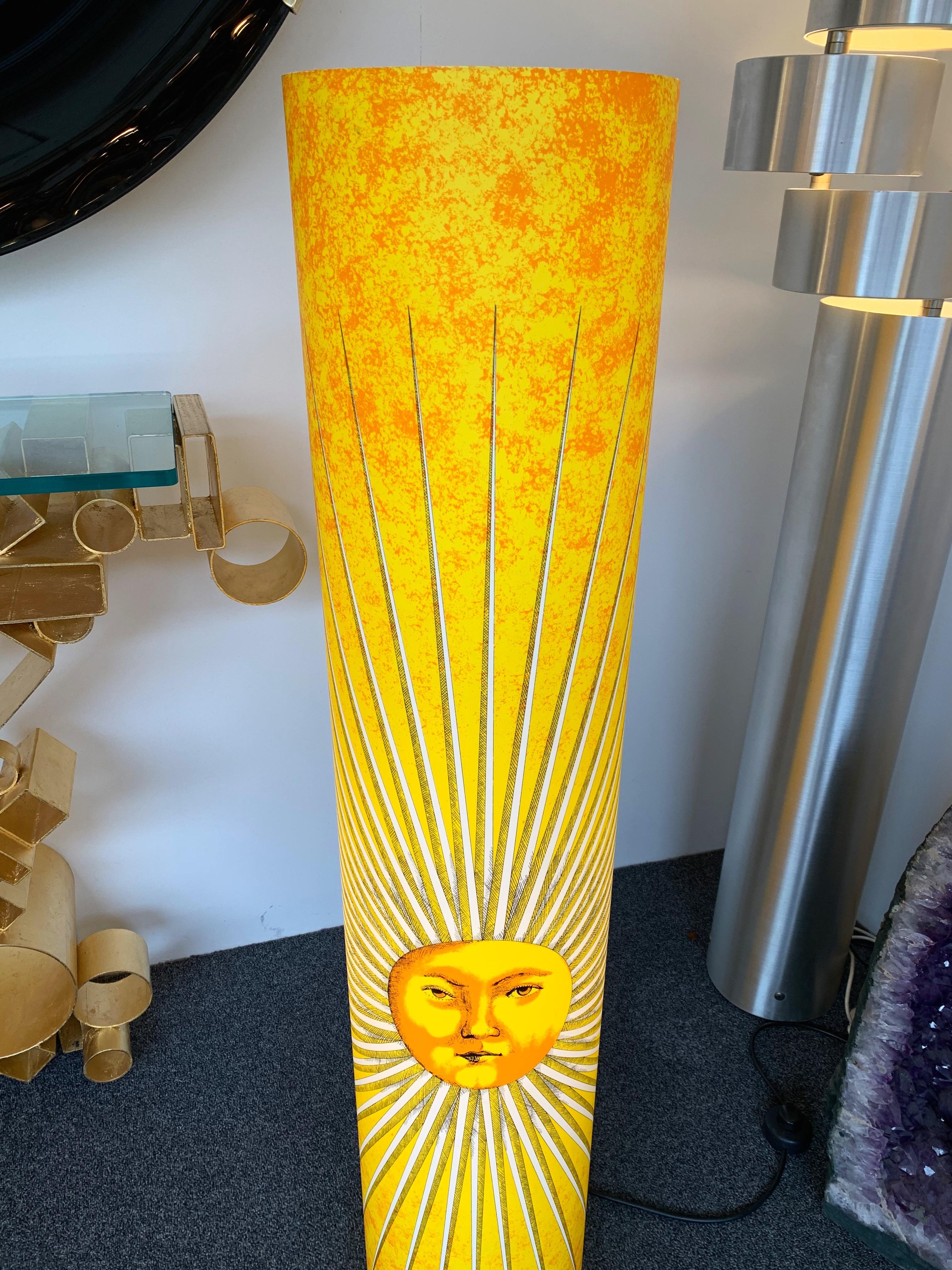 Sun Floor Lamp by Fornasetti, Italy, 1990s In Good Condition For Sale In SAINT-OUEN, FR