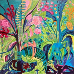 "Natura morta #1 della serie Central West End Lindell Terrace", pittura acrilica su tela
