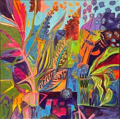 "Natura morta #2 della serie Central West End Lindell Terrace", Pittura acrilica su tela