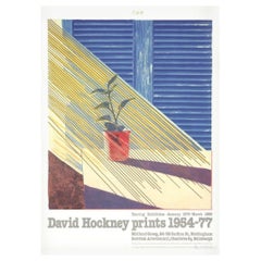 Sun from the Weather Series David Hockney 1981 Exhibition Poster