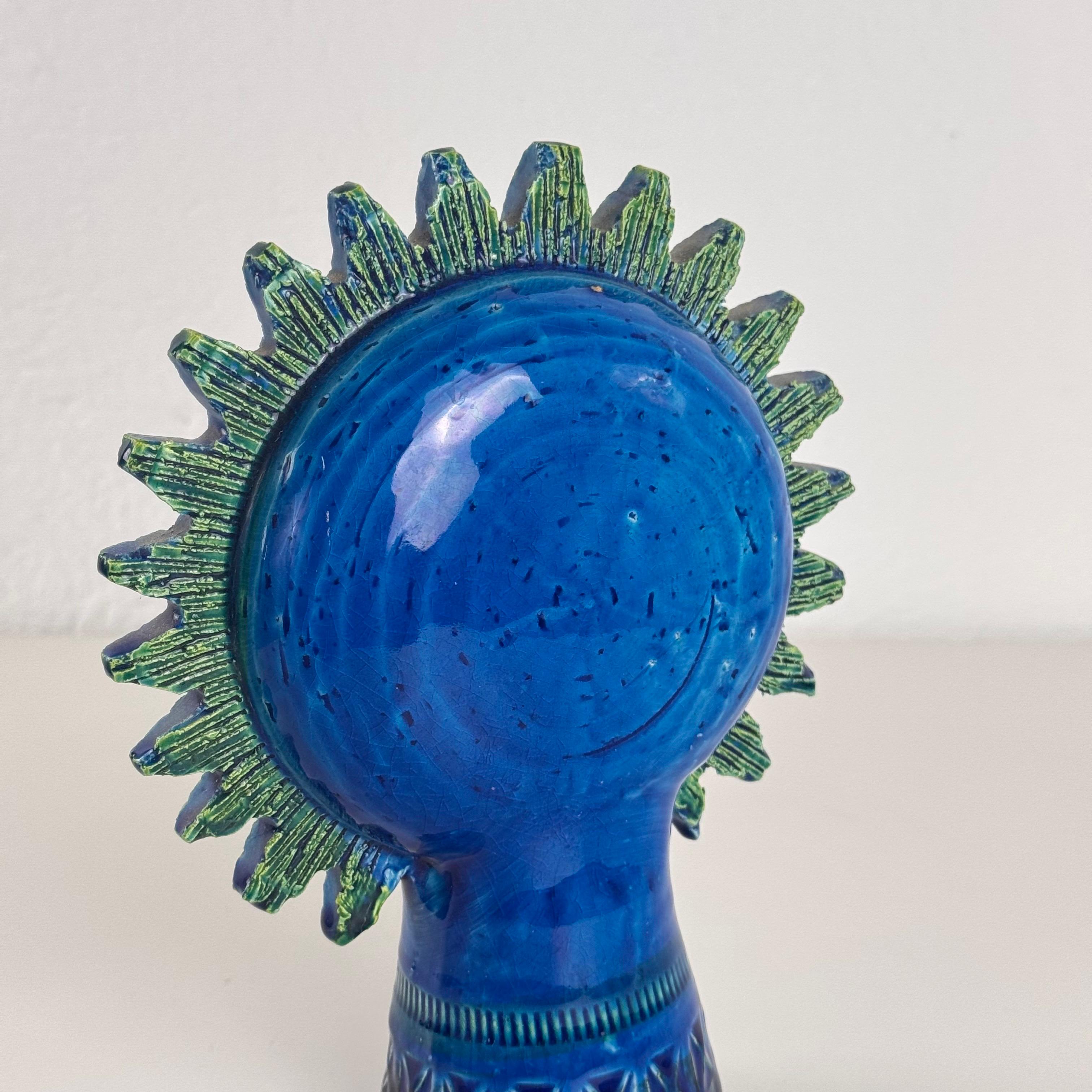 Sonnenkopf-Keramik-Skulptur von Aldo Londi für Bitossi, Italien, 1970er Jahre im Angebot 3