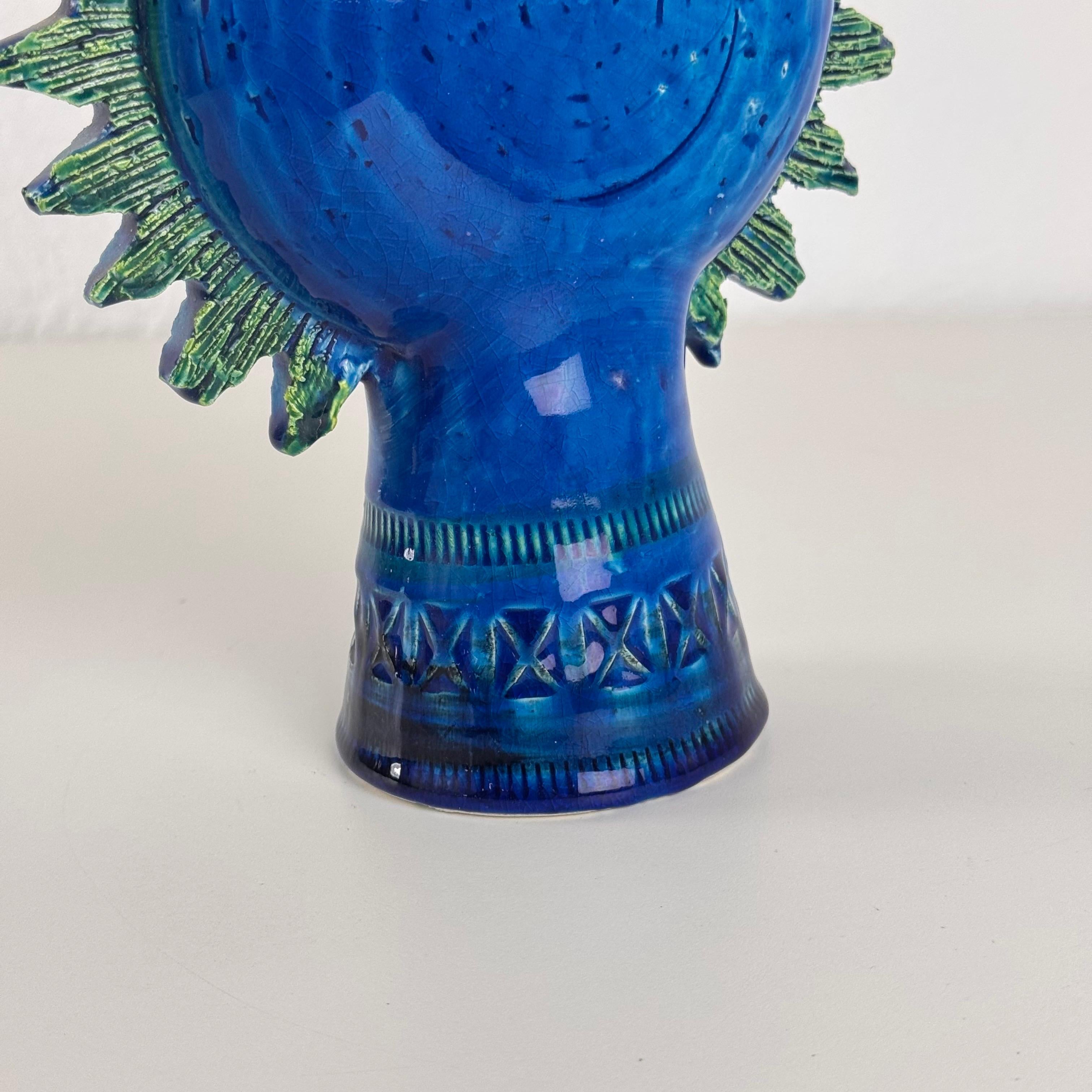 Sonnenkopf-Keramik-Skulptur von Aldo Londi für Bitossi, Italien, 1970er Jahre im Angebot 2