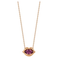 Sun Kissed Sapphire 0.60ct Solid Gold Necklace