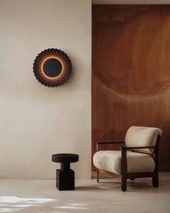 Sun Lamp VXS.03 - Wall Mounted Sconce - 3D Printed Quartz Sand