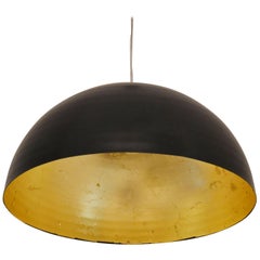 round glass pendant ceiling light
Sun
Large Round 24-Karat Gold Leaf Ceiling Light by Element&Co
