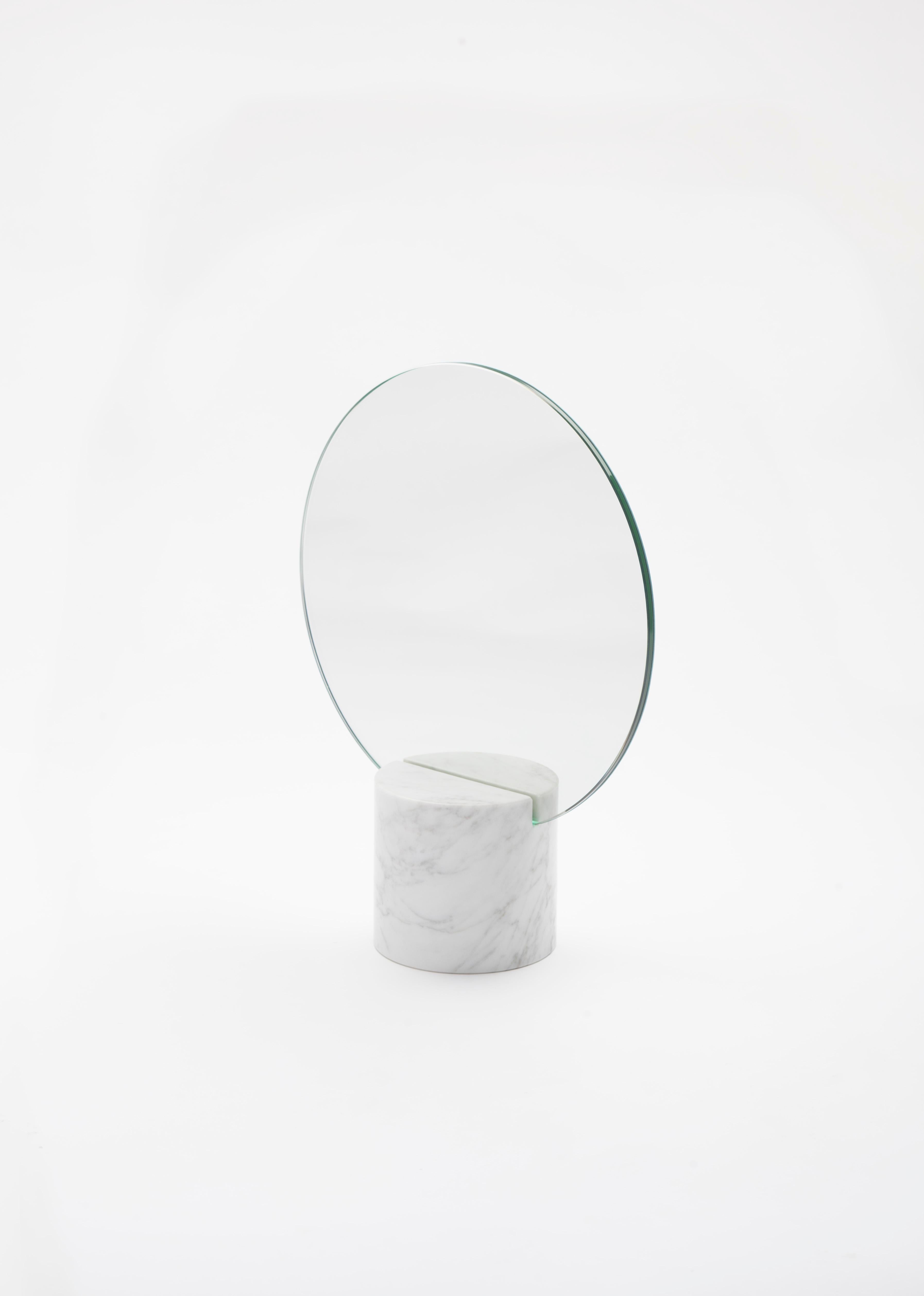 Sun Marble Mirror by Joseph Vila Capdevila In New Condition For Sale In Geneve, CH
