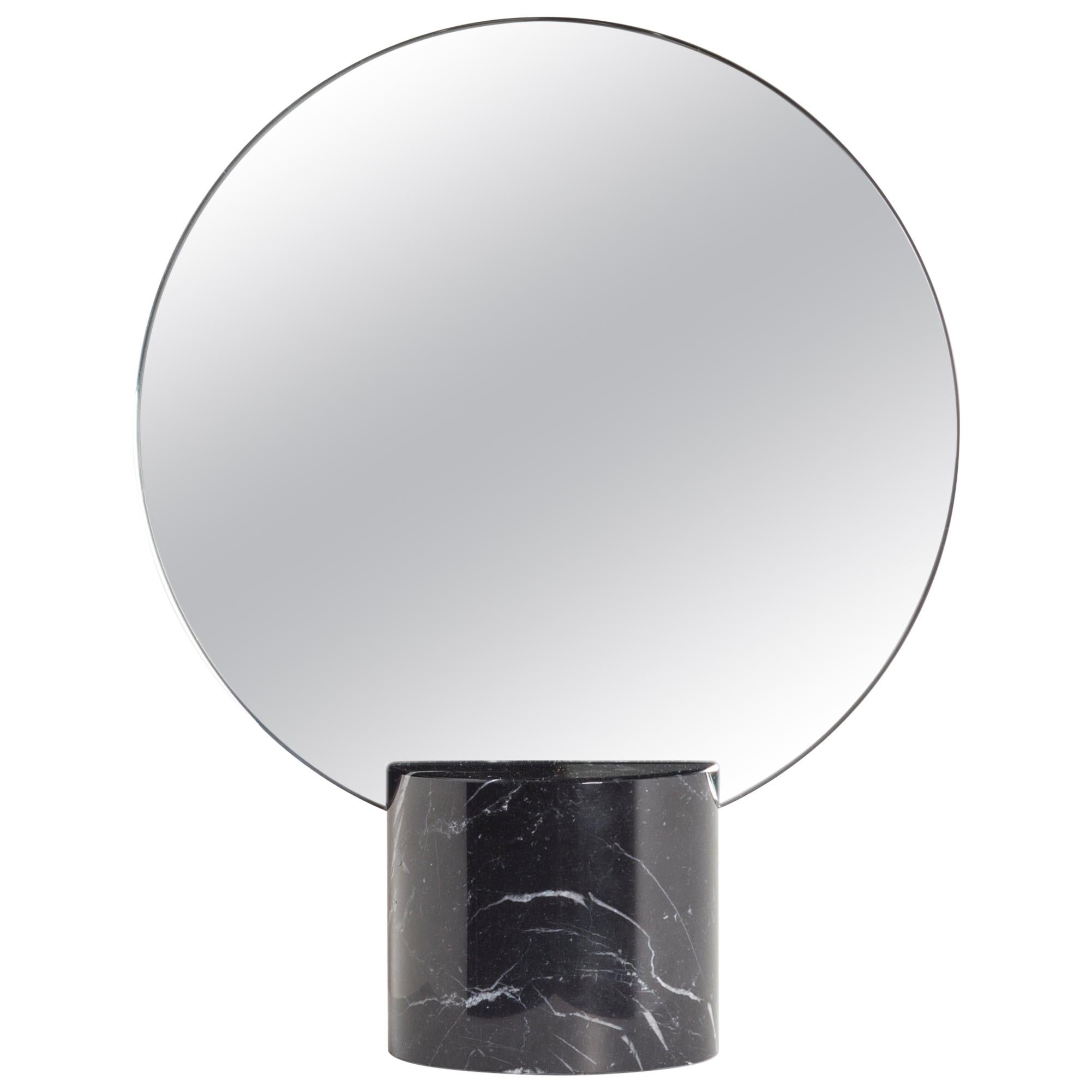 Sun Marquina Marble Mirror by Joseph Vila Capdevila For Sale