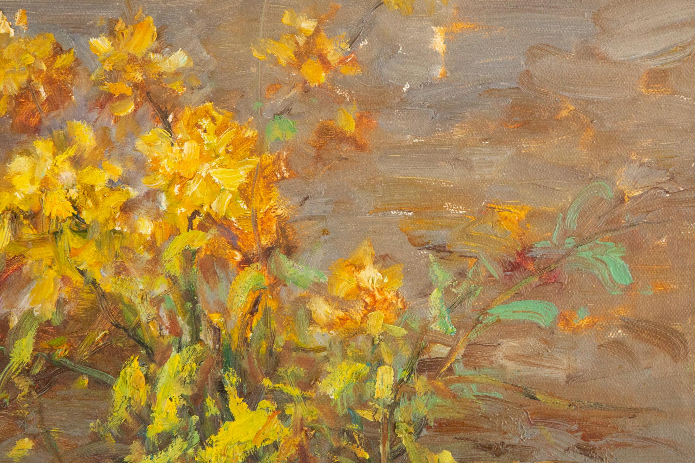Sun Meiling Impressionist Original Oil On Canvas 