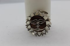 Ciondolo a forma di sole, Argento, Fatto a mano, Italia