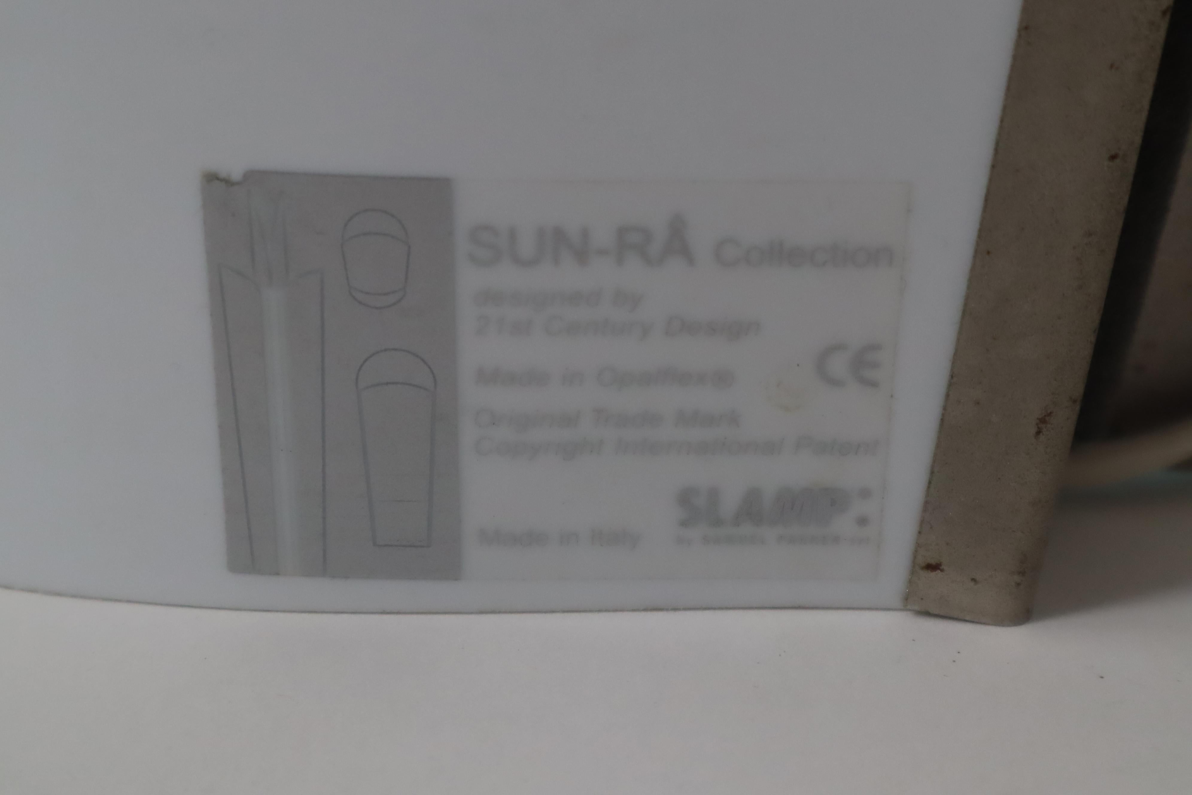 Lampada da tavolo Sun-Ra 8a di Samuel Parker per Slamp Anni '70, Italia in vendita 6