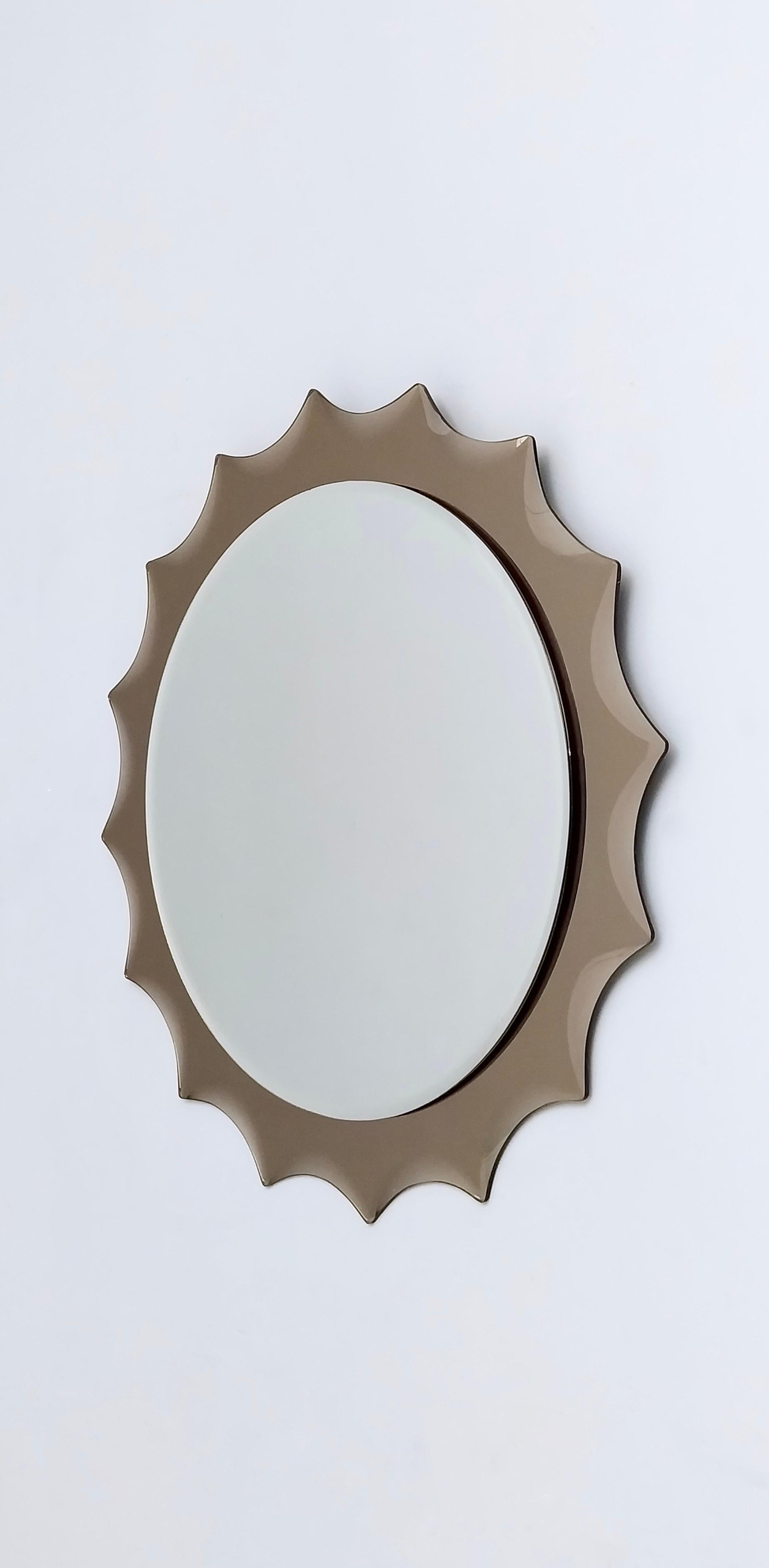 sun shaped wall mirror