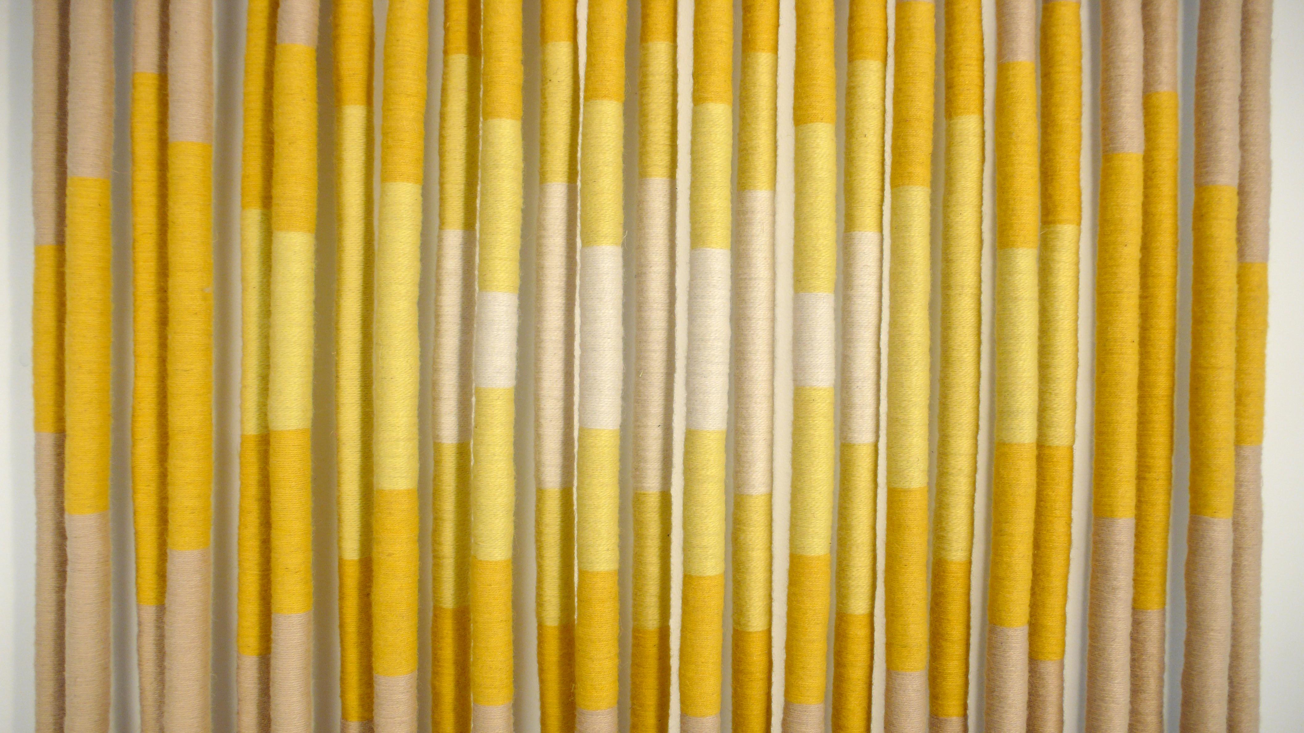 Mid-Century Modern 'Sun Spot' by Fiber Artist Jane Knight