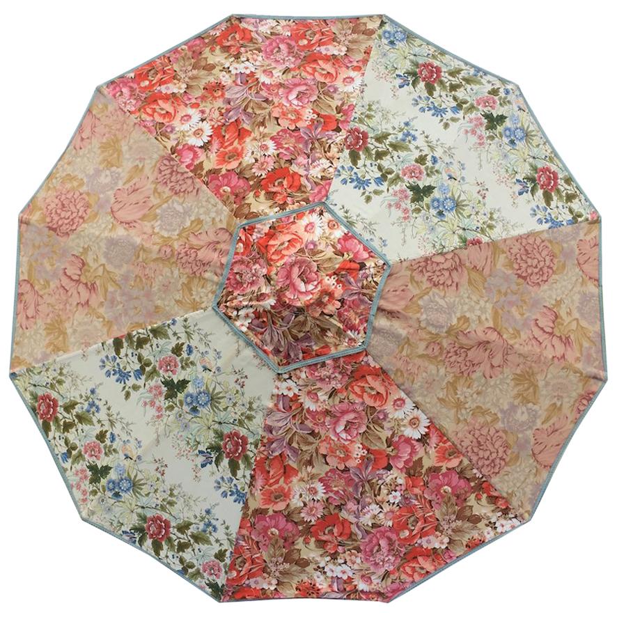 Sun Umbrella Beach Umbrella Vintage Fabric by Sunbeam Jackie