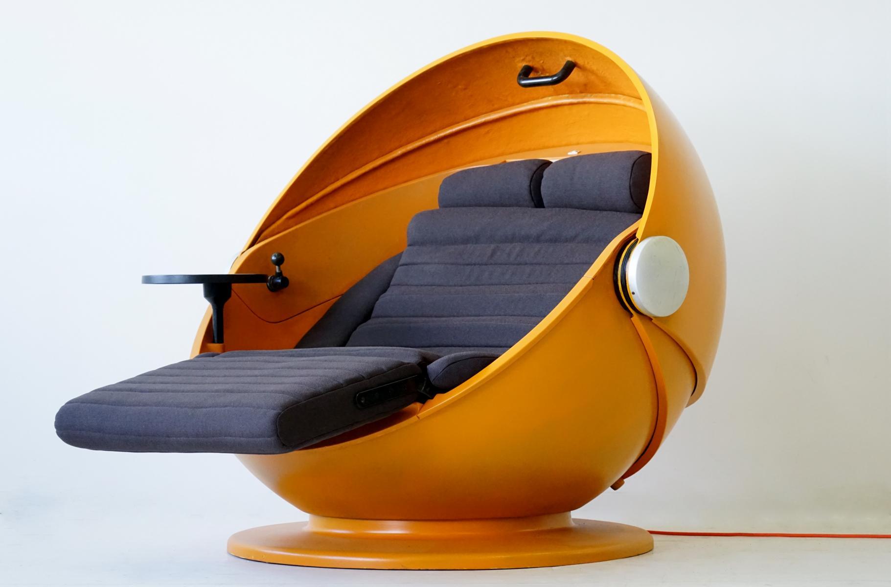 German Sunball by Selldorf & Rijs for Rosenthal, 1960s Ball Outdoor Lounge Chair
