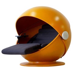 Sunball de Selldorf & Rijs pour Rosenthal:: chaise longue d'extérieur à boule des années 1960