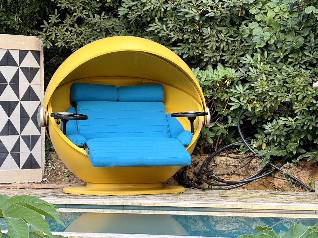 Sunball by Selldorf & Ris for Rosenthal, 1960th Ball Garden Chair Loungechair For Sale 6