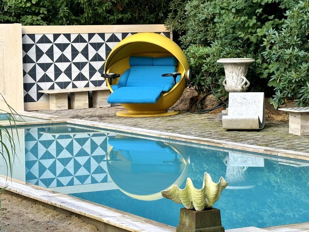 Mid-20th Century Sunball by Selldorf & Ris for Rosenthal, 1960th Ball Garden Chair Loungechair For Sale
