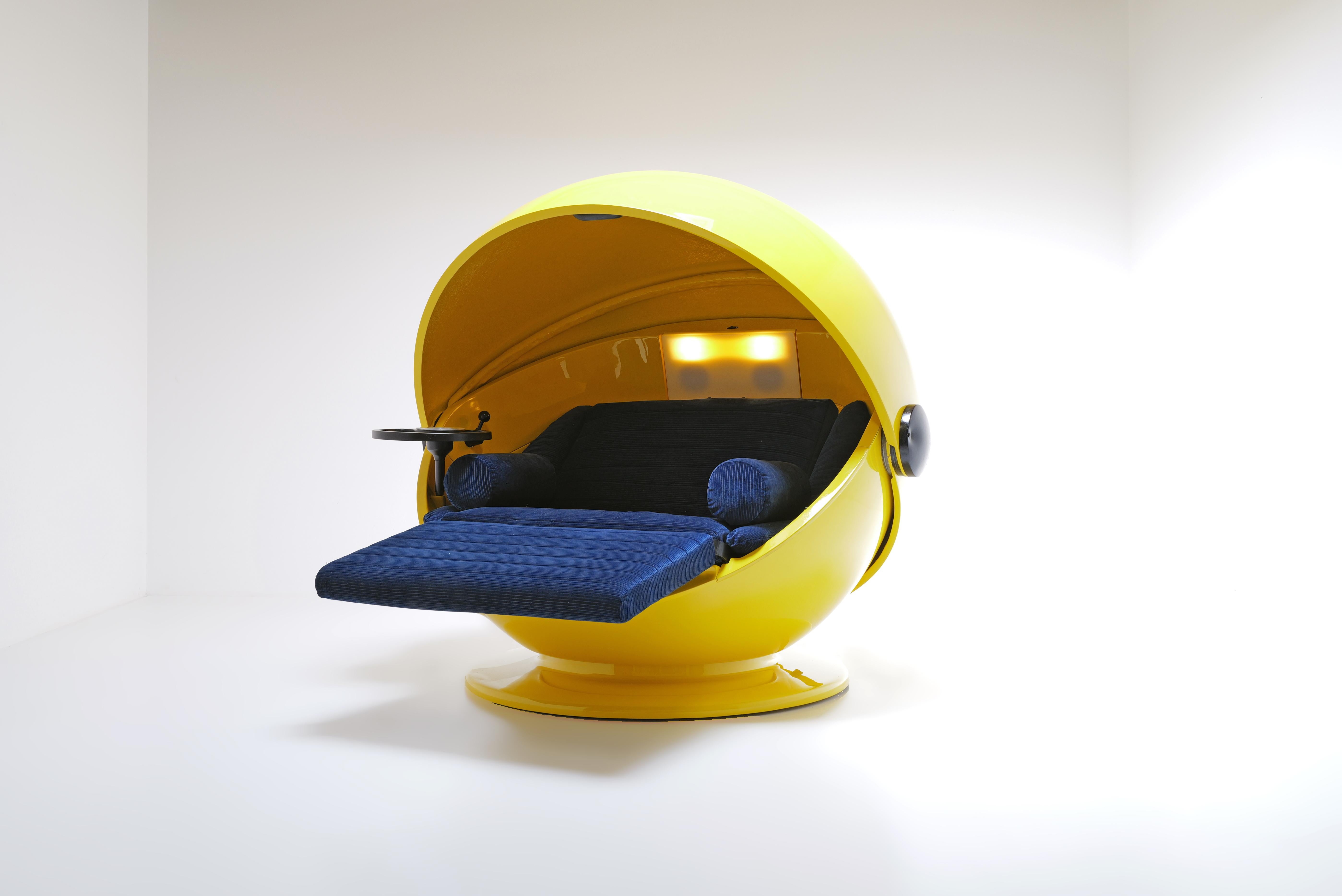 German Sunball Chair by Gunter Ris & Herbert Selldorf for Rosenthal, 1960s For Sale