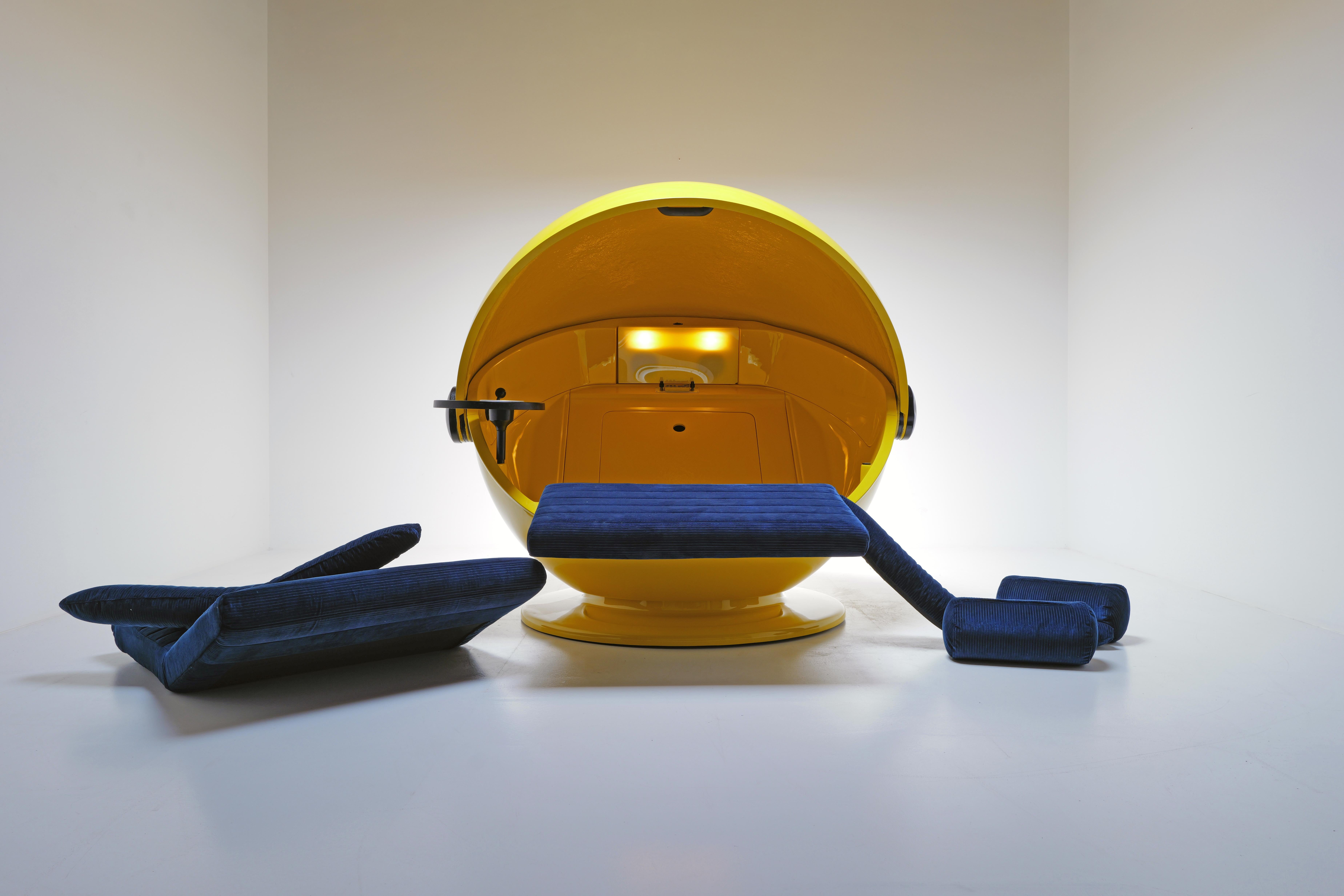 Sunball Chair by Gunter Ris & Herbert Selldorf for Rosenthal, 1960s In Good Condition For Sale In Zwevegem, VWV