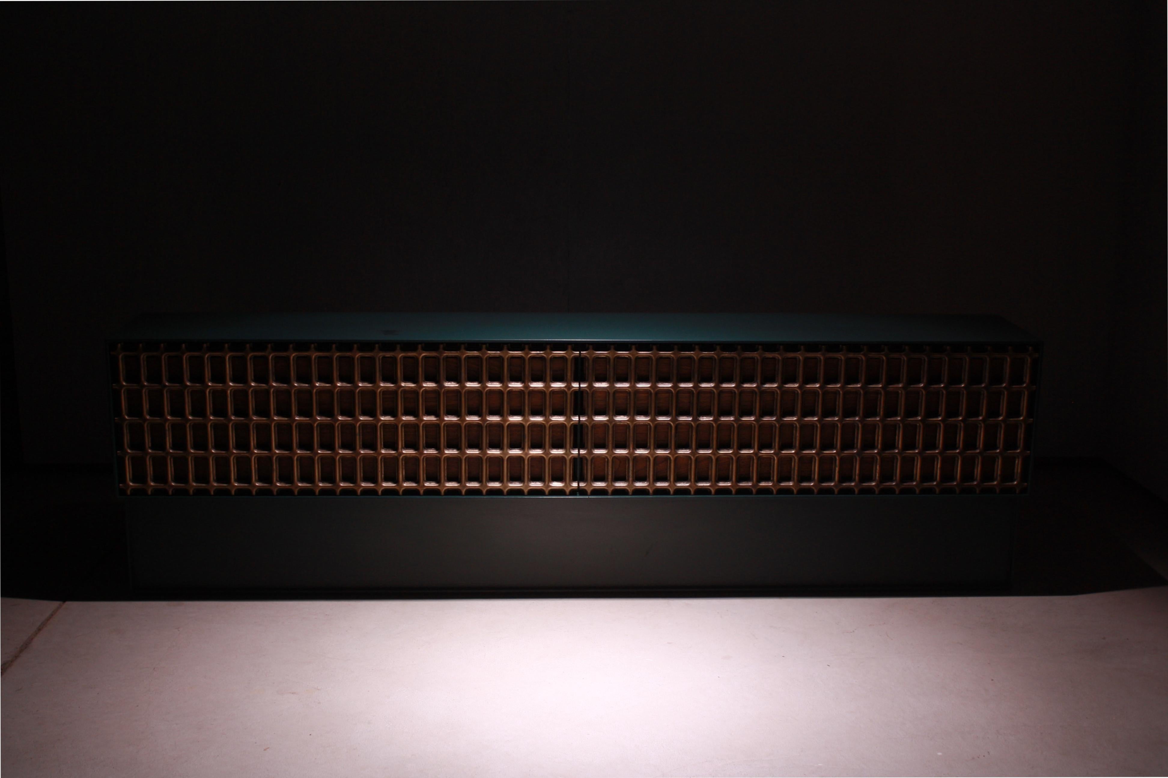 Sunbreaker Two Drawer Bench by Laylo Studio In New Condition For Sale In Geneve, CH
