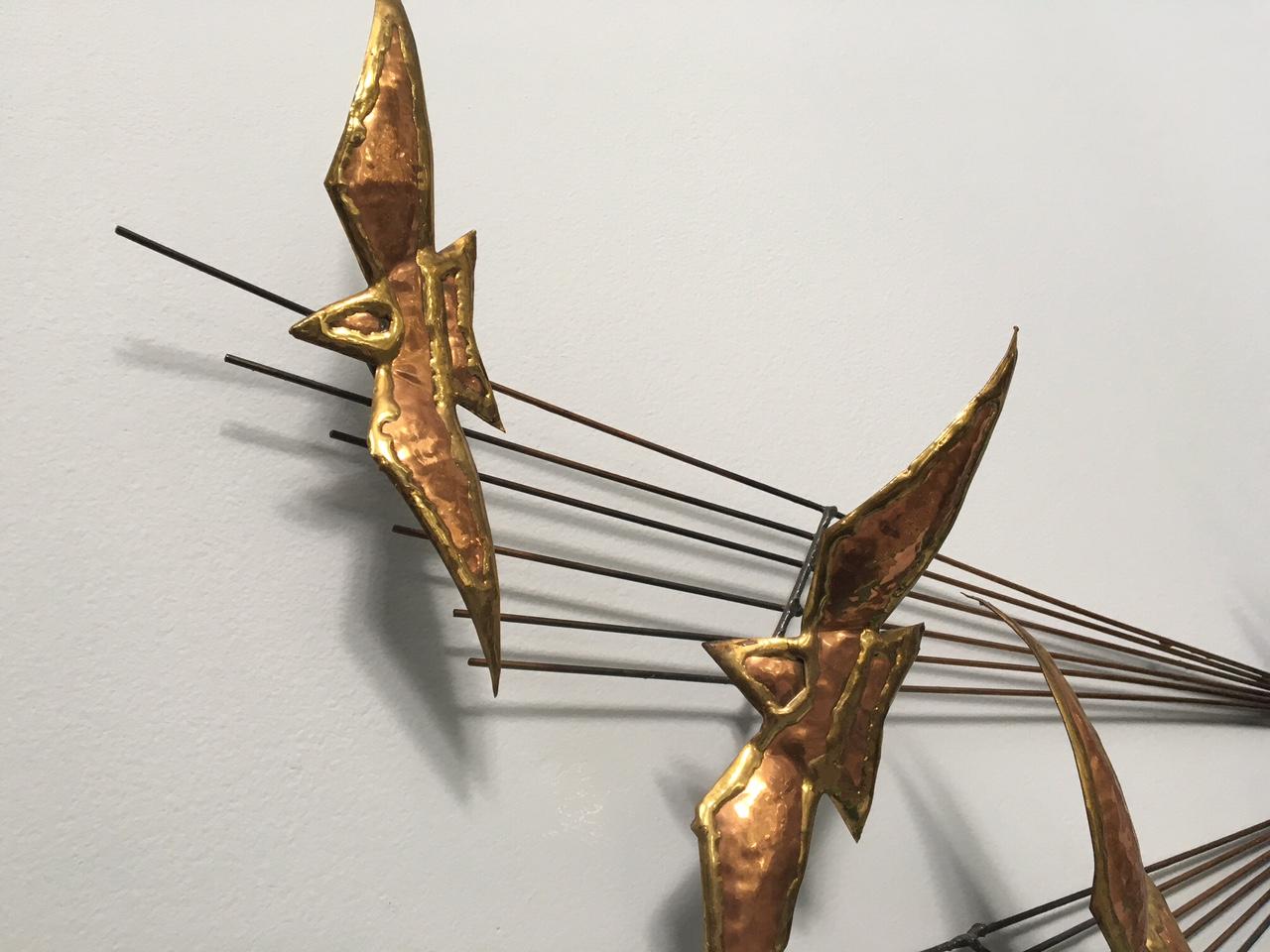 Sunburst Birds Metal Wall Sculpture 1