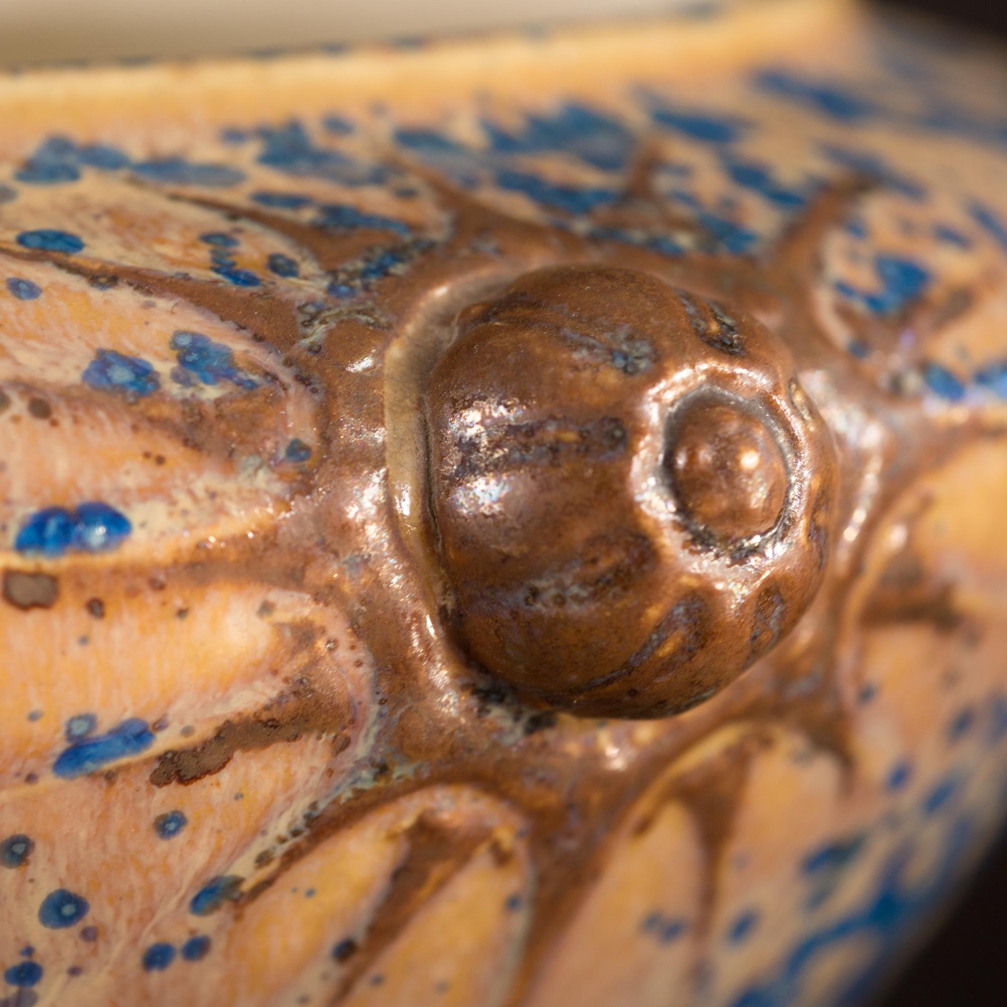Art Nouveau Porcelain Sunburst Vase by Emile Diffloth For Sale 5
