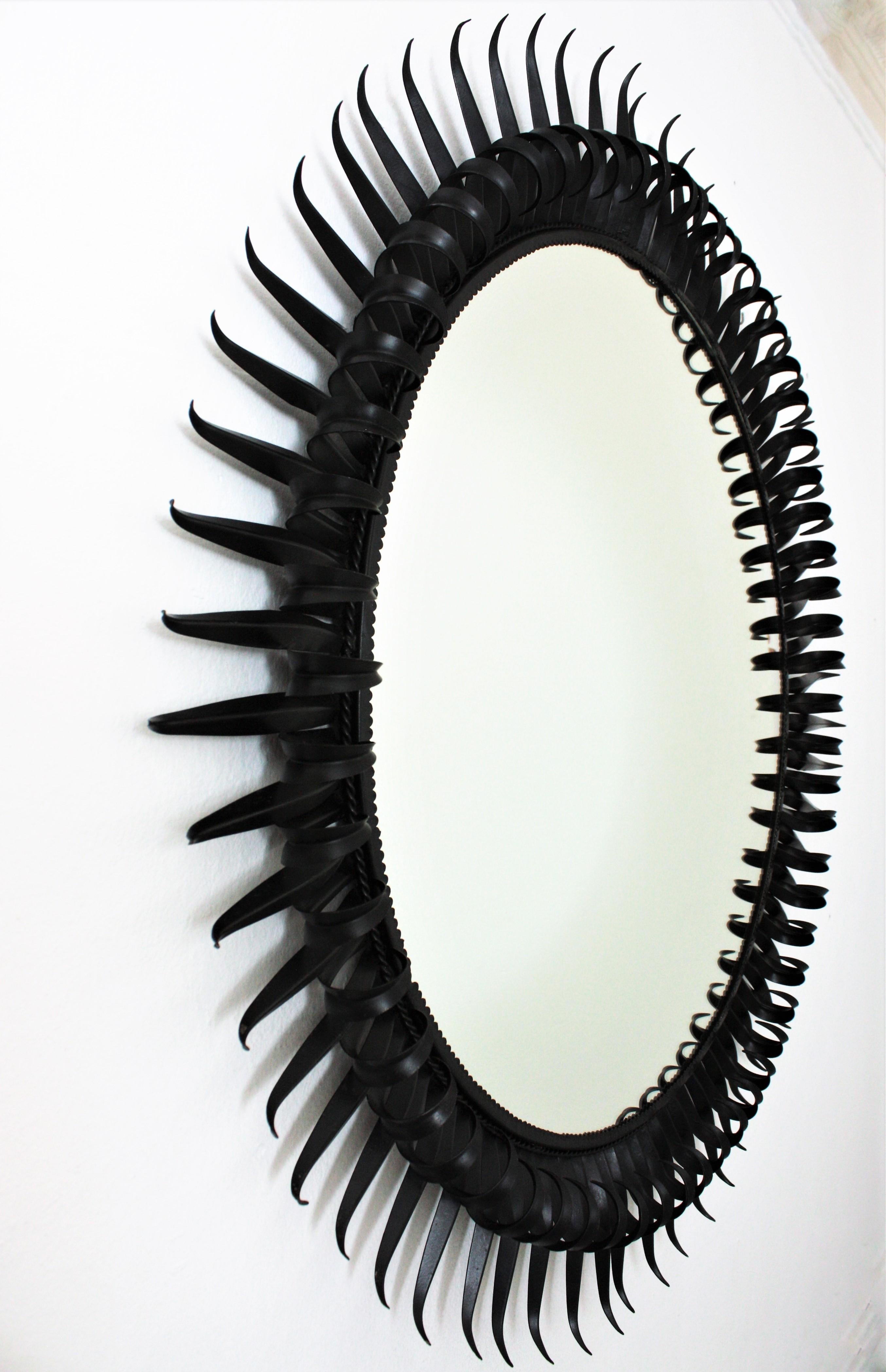 eyelash wall mirror