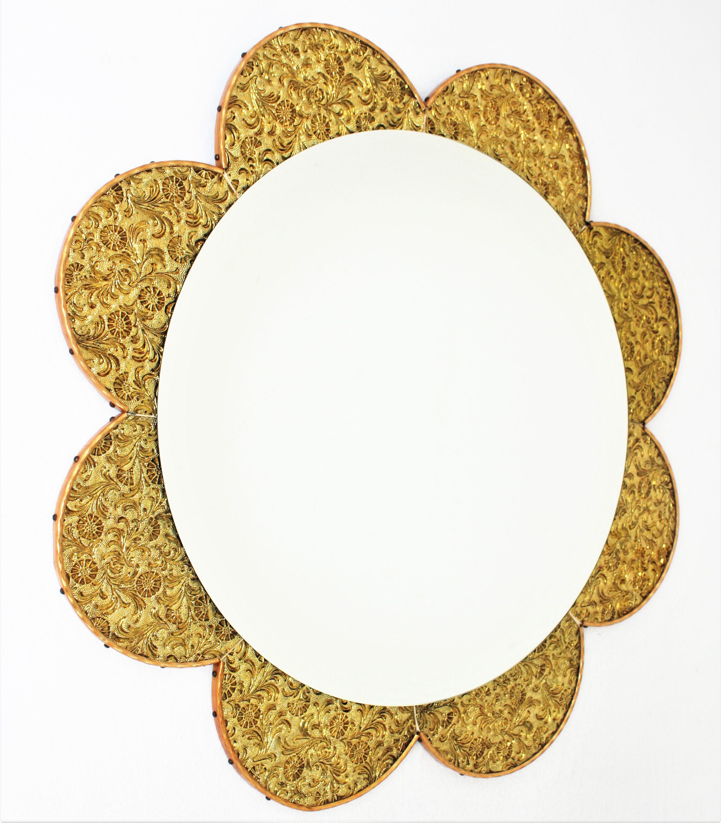 flower shaped mirrors