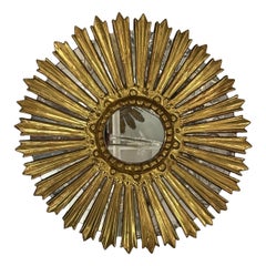 Specchio Sunburst Giltwood